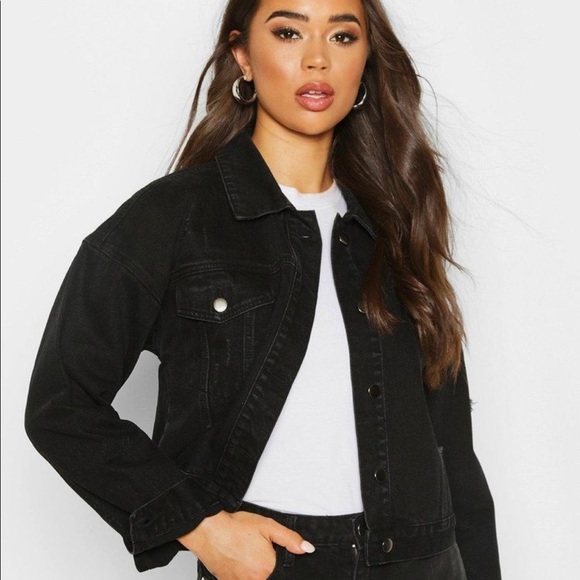 Levi's Jackets & Blazers - Black Denim Levis Ex Boyfriend Jacket Levi's Jackets & Blazers - Black Denim Levis Ex Boyfriend Jacket